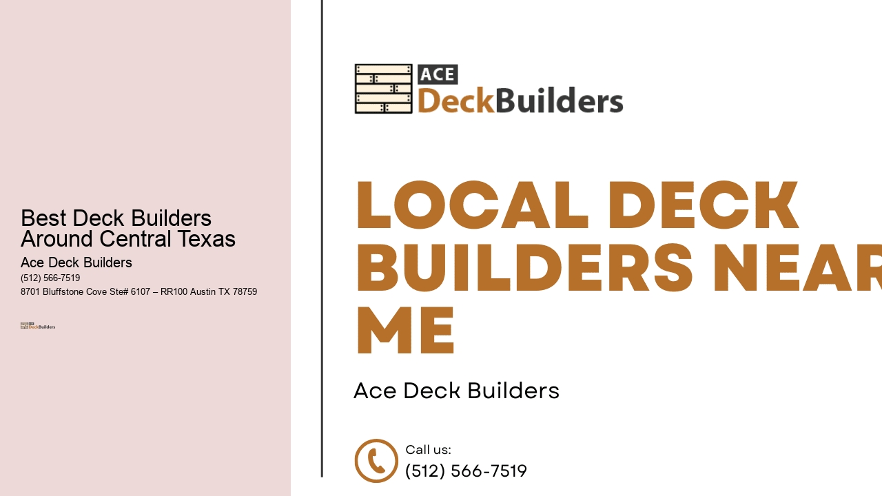 Best Deck Builders Around Central Texas 