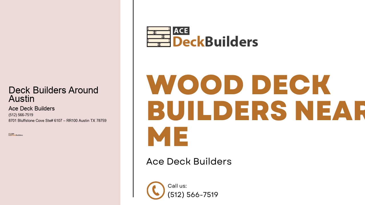 Deck Builders Around Austin 